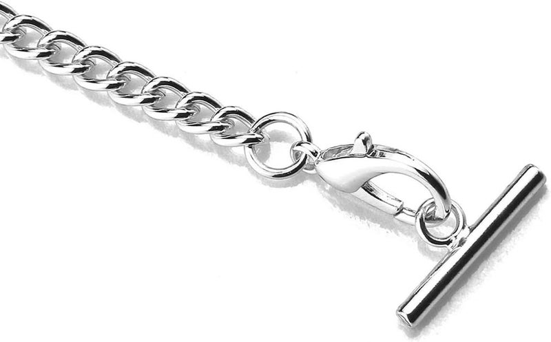BoShiYa Pocket Watch Chains for Men Vintage Metal Albert Vest Chain Accessories/Color: Gold/Silver/Black/Bronze - Image 3